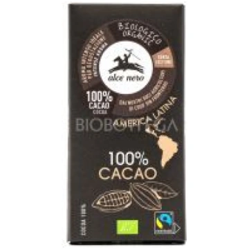 100% Cacao Alce Nero 50G