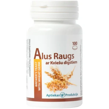 Unifarma Herbals Alus raugs ar kviešu dīgļiem 100 
