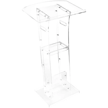 VEVOR Acrylic Podium Stand Lectern (43") Portable 