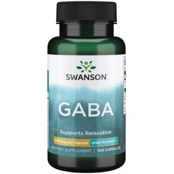 SWANSON GABA 500 mg (100 kapsulas)