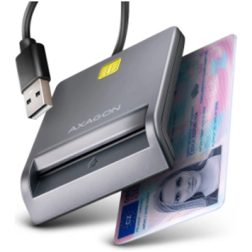 AXAGON Compact desktop USB contact Smart card/ID c