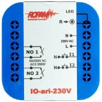 Wireless controller 230V, auricle, 2xNO, 2xIN (N) 
