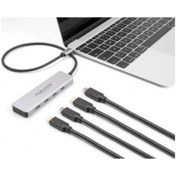 Delock USB 10 Gbps USB Type-C™ Hub with 4 x USB Ty