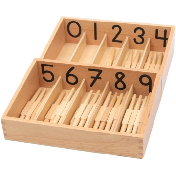 Vārpstu kaste ar 45 vārpstām, Adena Montessori Pre