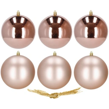 Ziemassvētku bumbiņas Springos CA1193 10 CM 6 GAB