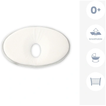 Doomoo zīdaiņu spilvens, ergonomisks White
