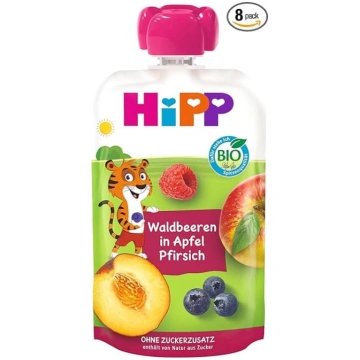 HiPP Organic bērniem HiPPiS meža ogas ar ābolu per