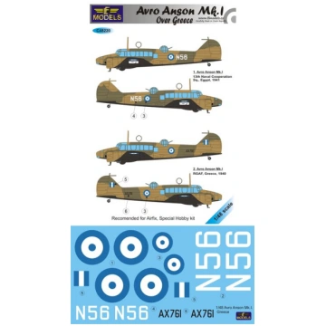 Avro Anson Mk.I. Over Greece (For Airfix, Special