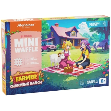 MARIOINEX Mini vafeļu fermeris Charming Ranch ķieģ