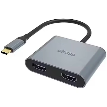 Akasa USB Type-C to Dual HDMI MST Adapter (AK-CBCA