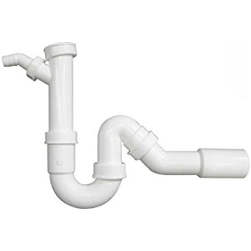 Schock 629229 - Sifons, balts, plastmasas, ar pies