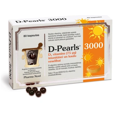 D-Pearls 3000 kapsulas N80