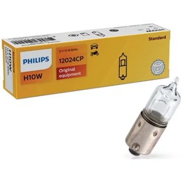 Spuldze PHILIPS H10W 12V BA9s PHILIPS – Spuldzes P