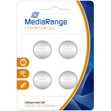 Mediarange BATTERY LITHIUM CR2032 3V/4PCS MRBAT132
