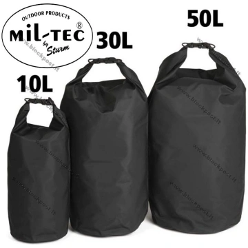 Mil-tec ŪDENSNECAURLAIDĪGS MAISS 50L melns