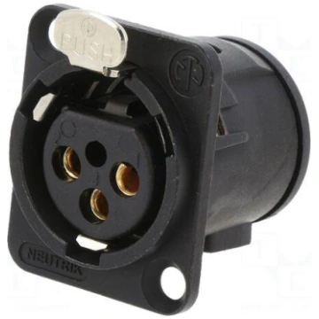 Connector: XLR | socket | female | PIN: 3 | straig