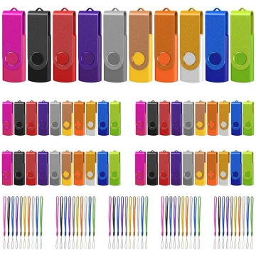 50 gabali USB zibatmiņas disks rotējošais 512MB US