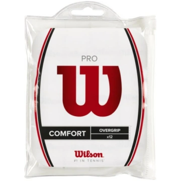 WILSON PRO OVERGRIP 12PK WH, WRZ4016