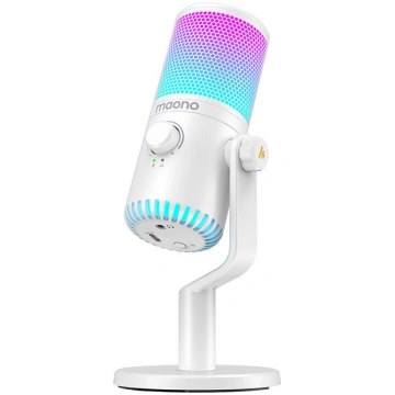 Maono DM30RGB Gaming Microphone White