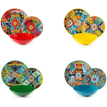 Excelsa Acapulco 12 gabaliņu porcelāna un keramika