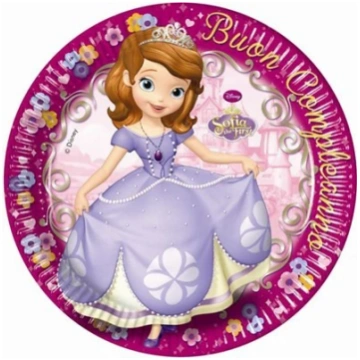 Disney Sofija Pirmā papīra šķīvji 8 gab. 23 cm