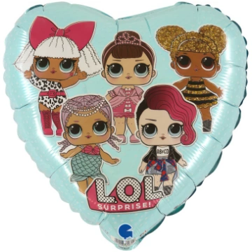 LOL pārsteiguma Tiffany folijas balons 46 cm