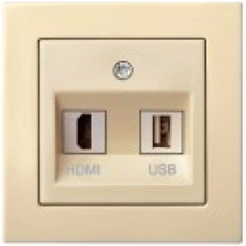 HDMI+USB-002-01 E/S HDMI un USB, bez ramja LIREGUS