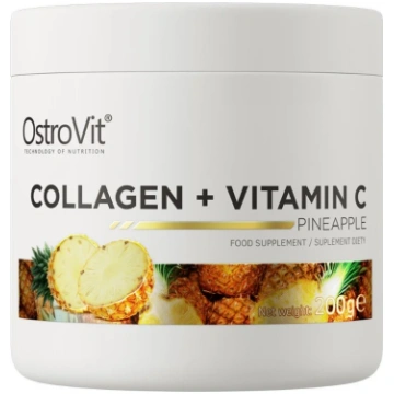 OstroVit kolagēns + C vitamīns, ananāsi - 200 gram