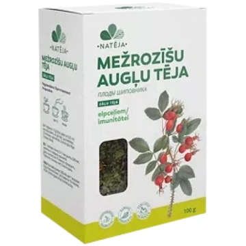NATĒJA Mežrozīšu Augļu beramā tēja, 100 g