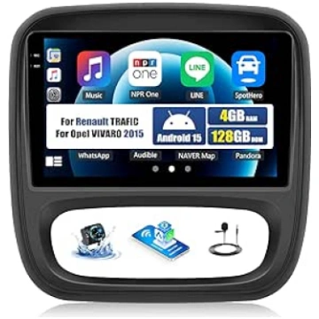 CAMECHO [4+128G] Android 15 satelītnavigācijas 9 c