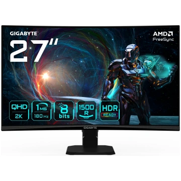 GIGABYTE GS27QCA 27 collu QHD izliekts spēļu monit