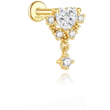 AMORA ✧ Piercing 925 SILVER/18k Gold BELLAETEREA