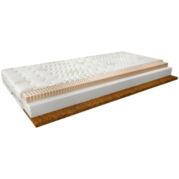 Lateksa matracis Mokka 80x200 Aloevera, balts Elta