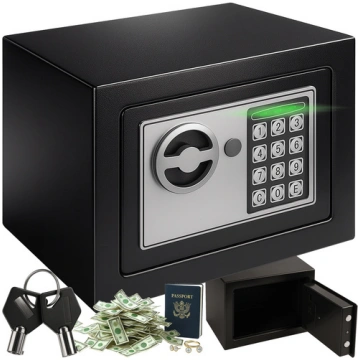 Ruhhy 00026101 seifs ar elektronisko slēdzeni, mel