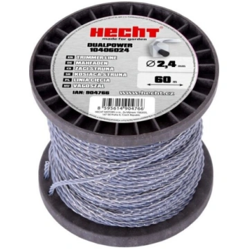 HECHT trimmera aukla 2,4 mm – kvadrātveida ar serd