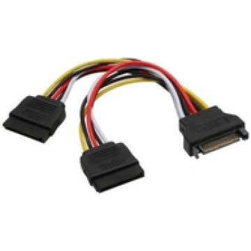 InLine Adapter SATA Power meski - zenski - 2x SATA