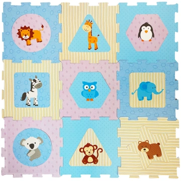 B Beez - Foam Floor Puzzle Mat 18 Pieces (53005) 5
