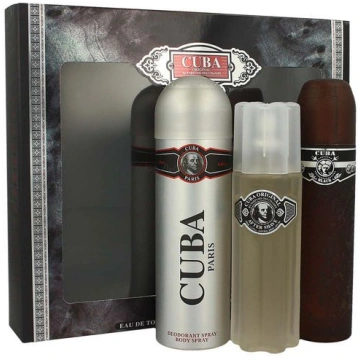 Cuba Black Gift Set 100 ml EDT, After Shave Cuba B