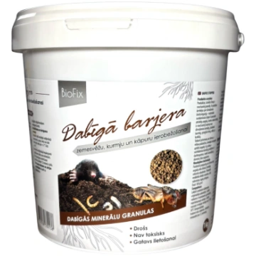 BioFix dabīgā barjera zemesvēžu, kurmju un kāpuru 