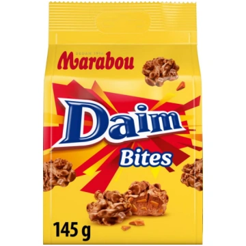 Šokolādes gabaliņi MARABOU Daim bites, 145g - 450-