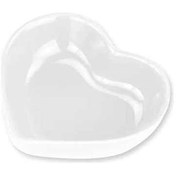 LuckyOpt Hamster Bowl Ceramic Heart Shape Pet Feed