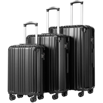 COOLIFE Hard Shell Suitcase Trolley Suitcase Trave