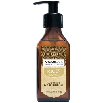 ARGANICARE - Matu serums ar rīcineļļu, 100 ml