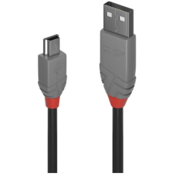 Lindy 36722 USB kabelis 1 m USB 2.0 USB A Mini-USB