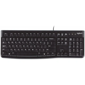 LOGITECH K120 Corded Keyboard black USB (US) 920-0