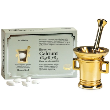 Bioactive Calcium+D3+K1+K2 60 tabletes Pharma Nord