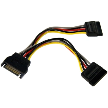 Kabelis StarTech 6in SATA Power Y Splitter Cable A