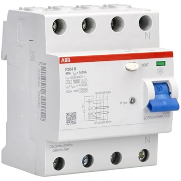 ABB F204 B-40/0.03 RCD B tipa automātiskais slēdžs