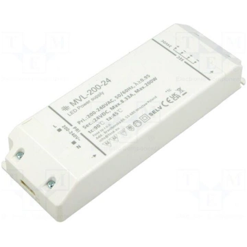 Power supply: switching | LED | 200W | 24VDC | 8.3