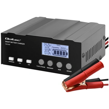 Qoltec Microprocessor charger 12V 12.6V 24V LCD |
